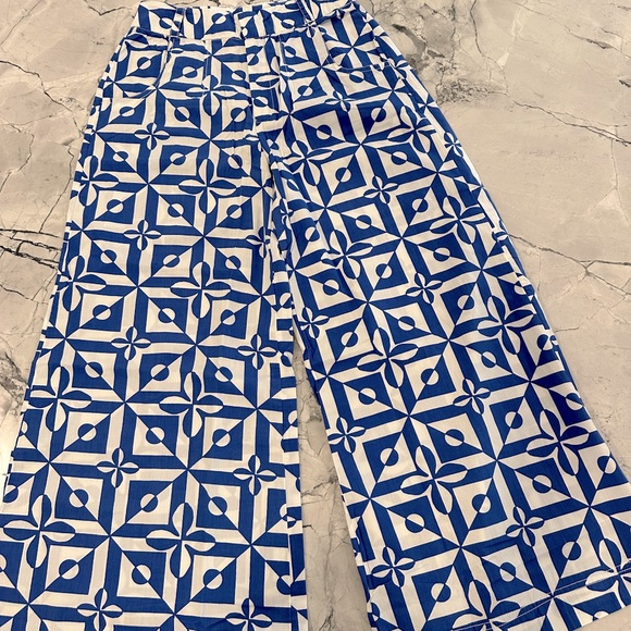 NWT Free people Menocra cropped printed pants size 2 - Picture 5 of 5